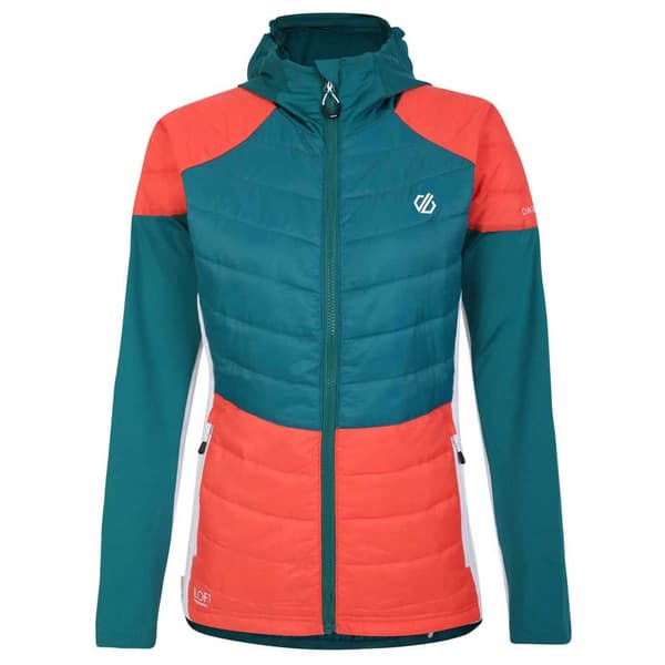 Dare2b Jakke Culmination Wool Hybrid Grøn,Orange 10 Kvinde
