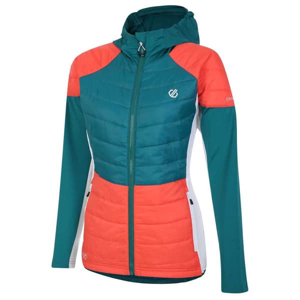 Dare2b Jakke Culmination Wool Hybrid Grøn,Orange 10 Kvinde