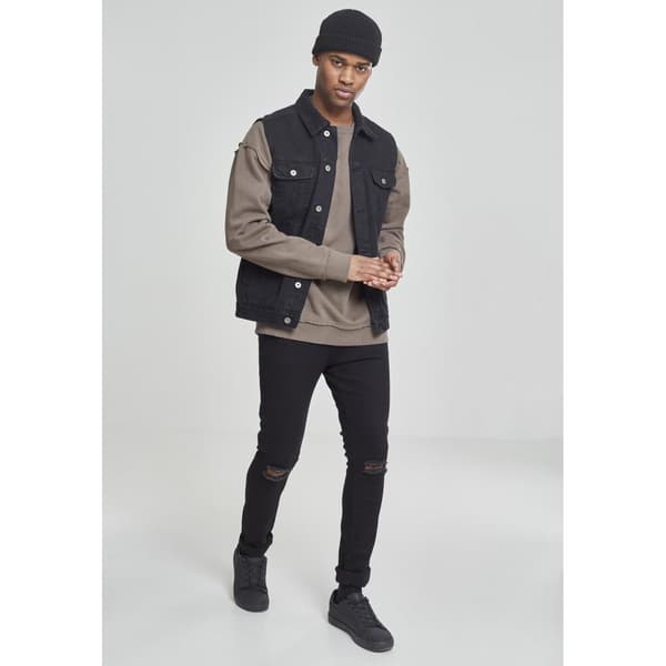 Urban Classics Denimjakke Sort XL Mand