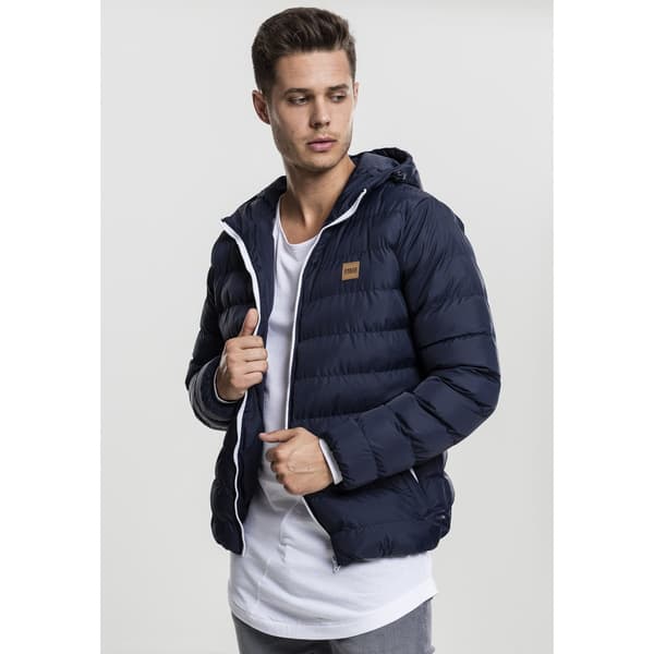 Urban Classics Grundlæggende Boble Parka Blå S Mand