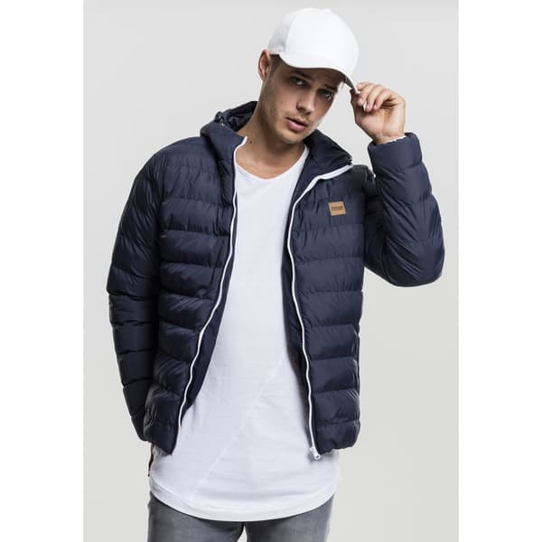 Urban Classics Grundlæggende Boble Parka Blå S Mand