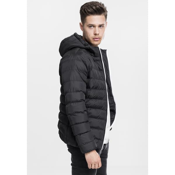 Urban Classics Grundlæggende Boble Parka Sort M Mand