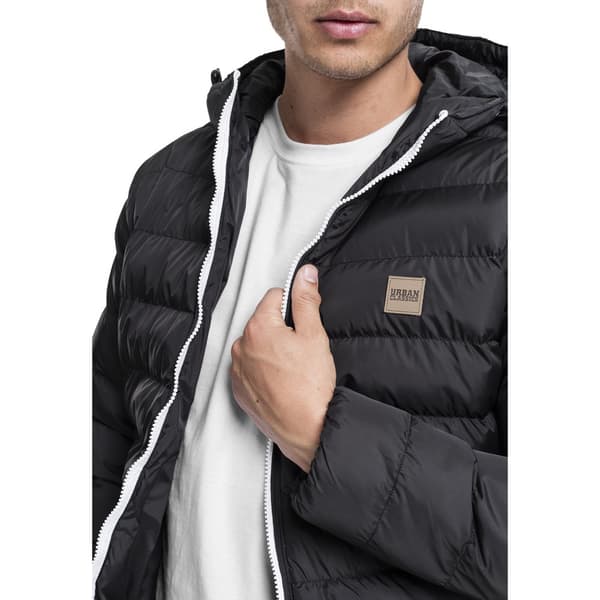 Urban Classics Grundlæggende Boble Parka Sort M Mand