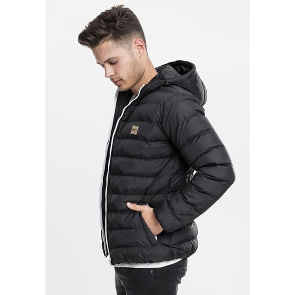 Urban Classics Grundlæggende Boble Parka Sort M Mand