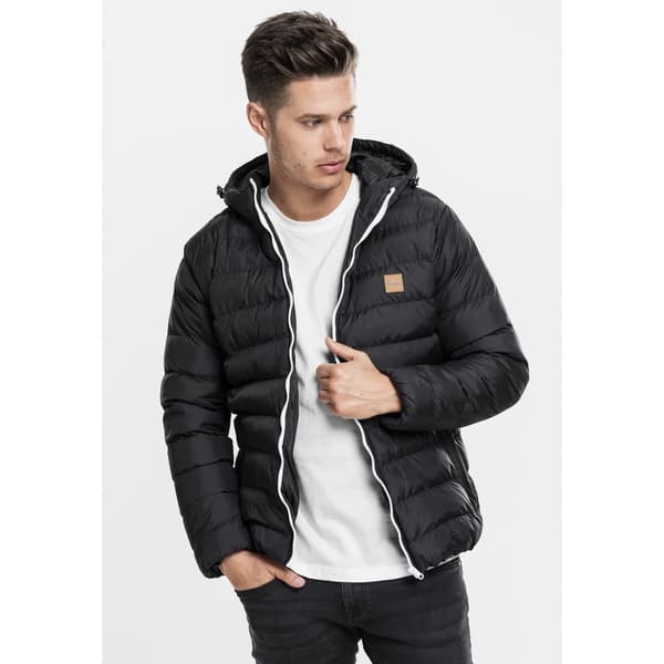 Urban Classics Grundlæggende Boble Parka Sort M Mand