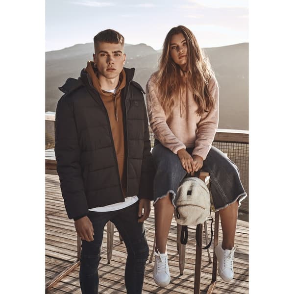 Urban Classics Parka Med Hætte Sort XL Mand