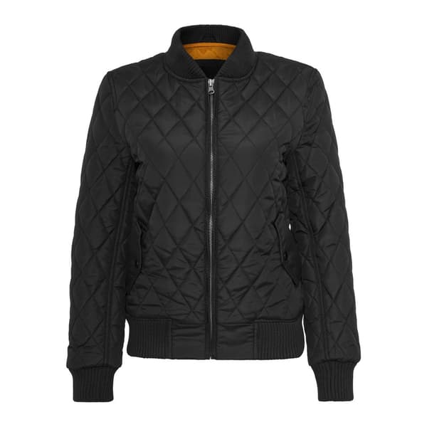 Urban Classics Parka Diamond Sort XS Kvinde