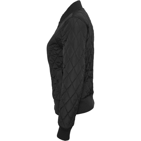 Urban Classics Parka Diamond Sort XS Kvinde