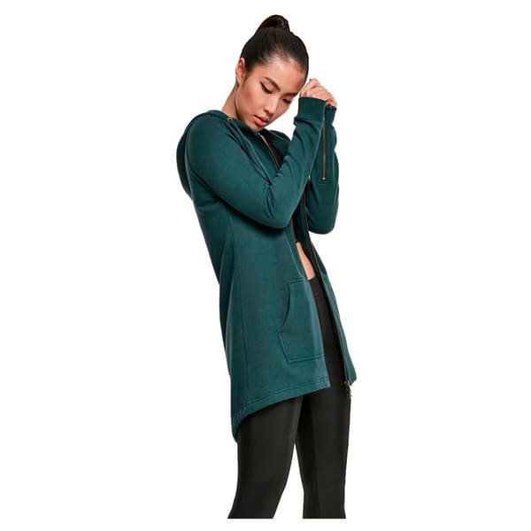 Urban Classics Sweatshirt Parka Grøn S Kvinde
