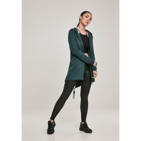 Urban Classics Sweatshirt Parka Grøn S Kvinde