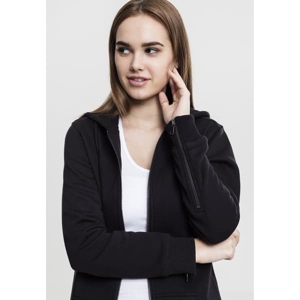 Urban Classics Sweatshirt Parka Sort XS Kvinde