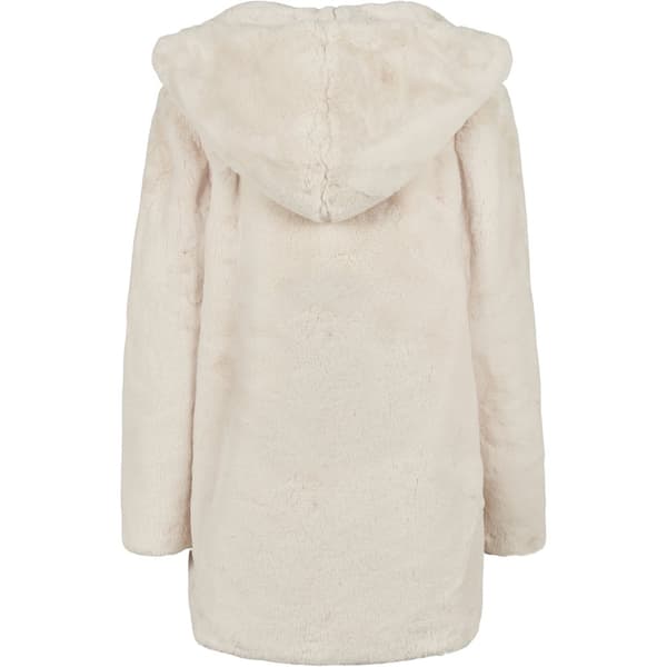 Urban Classics Hættejakke Teddy Coat Hvid L Kvinde