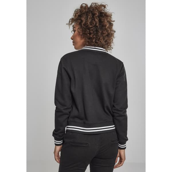 Urban Classics Jakke Sweatshirt College Sort L Kvinde