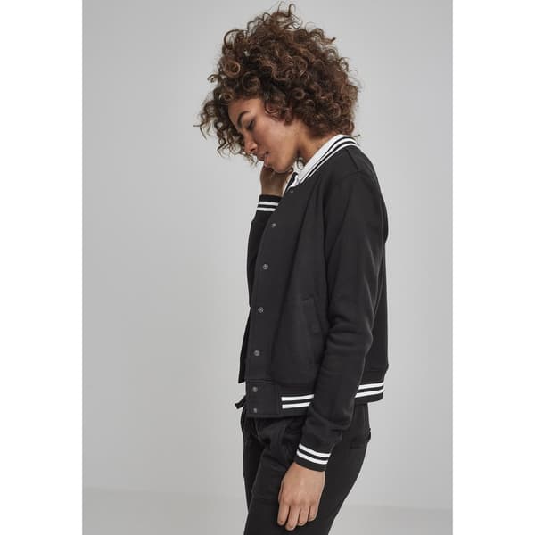 Urban Classics Jakke Sweatshirt College Sort L Kvinde