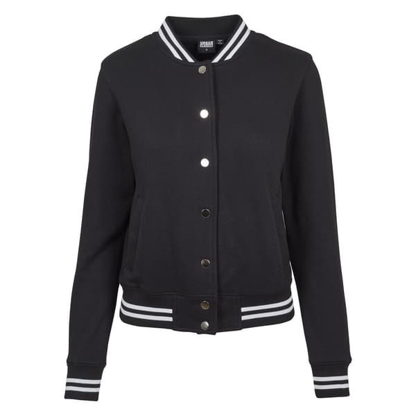 Urban Classics Jakke Sweatshirt College Sort L Kvinde