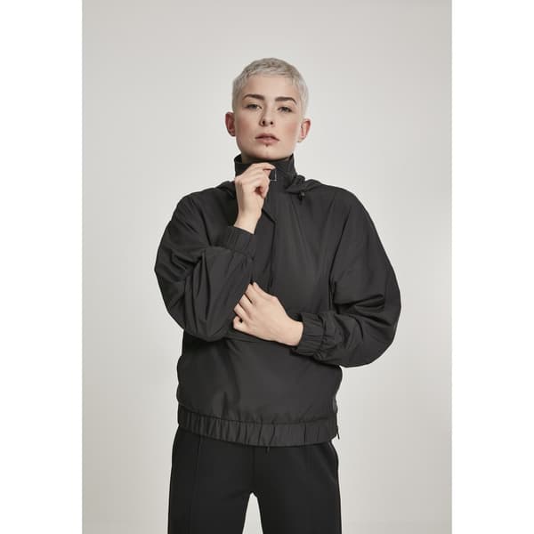 Urban Classics Parka Panel Sort M Kvinde