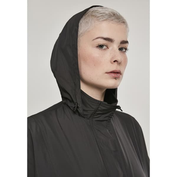 Urban Classics Parka Panel Sort M Kvinde