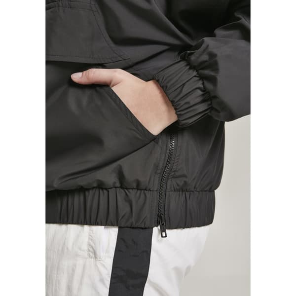 Urban Classics Parka Panel Sort M Kvinde