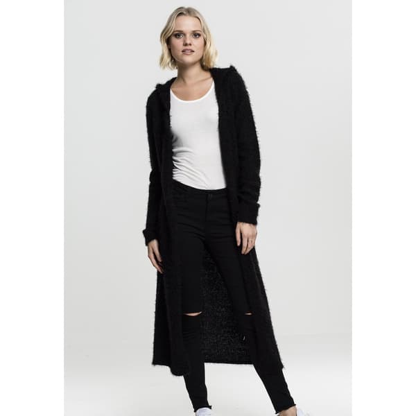 Urban Classics Urban Feather Classic Cardigan Sort L Kvinde