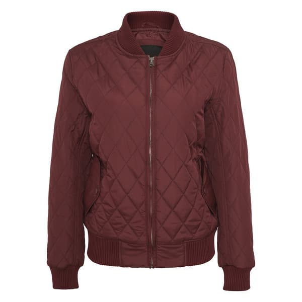 Urban Classics Diamond Nylon Parka Rød S Kvinde