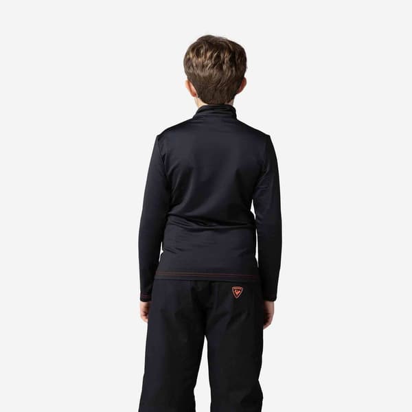 Rossignol Halv Lynlås Fleece Hero Warm Stretch Sort 12 Years