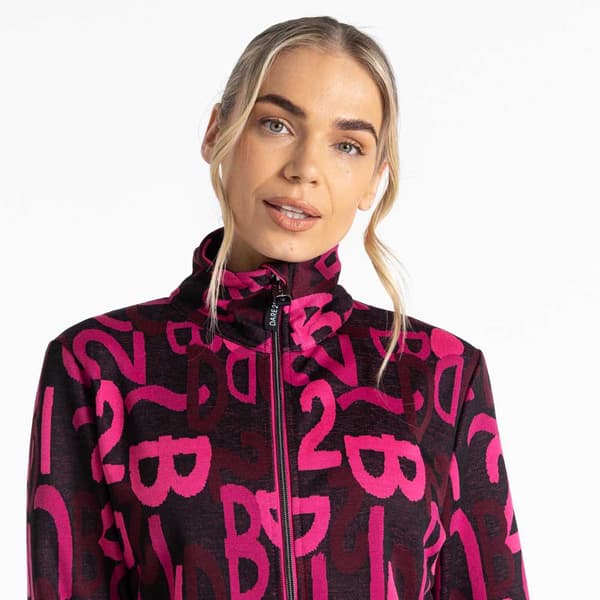 Dare2b Fleece Med Fuld Lynlås Glades Rosa 18 Kvinde