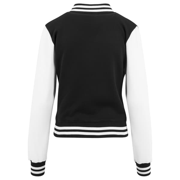 Urban Classics Jakke Skjorte 2-tone College Sweat Sort XL Kvinde