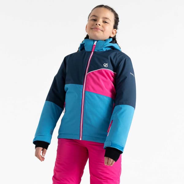 Dare2b Junior Hood Jacka Steazy Blå,Rosa 15-16 Years Pojke