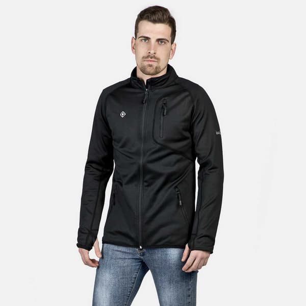 Izas Fleece Ebro Musta XL Mies