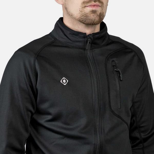 Izas Fleece Ebro Musta XL Mies