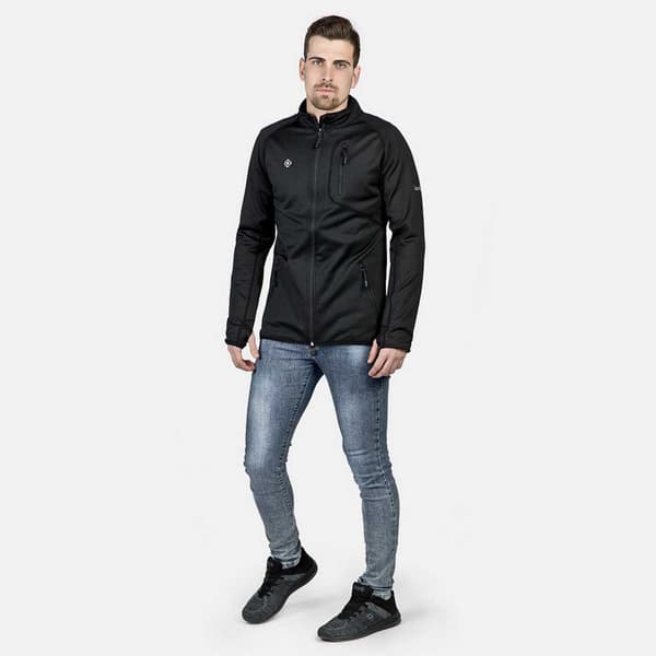 Izas Fleece Ebro Musta XL Mies