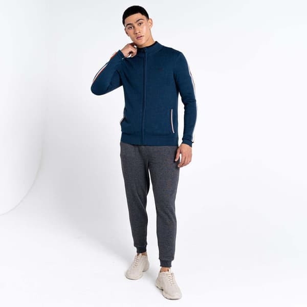 Dare2b Besætning Hals Sweater Dutiful Ii Full Zip Blå S Mand