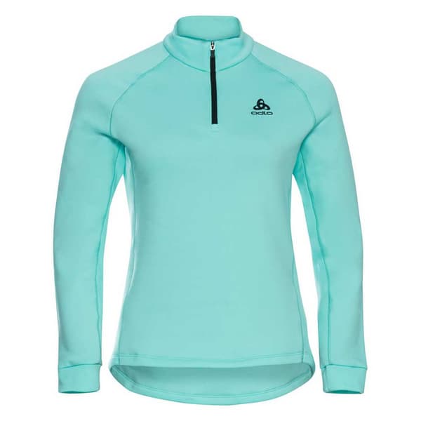 Odlo Halv Lynlås Fleece Berra Blå XS Kvinde