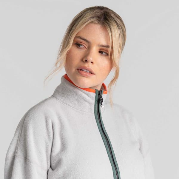Craghoppers Fleece Med Fuld Lynlås Co2 Renu Grå 16 Kvinde