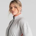 Miniatyrbillede 4 af 6: Craghoppers Fleece Med Fuld Lynlås Co2 Renu Grå 16 Kvinde