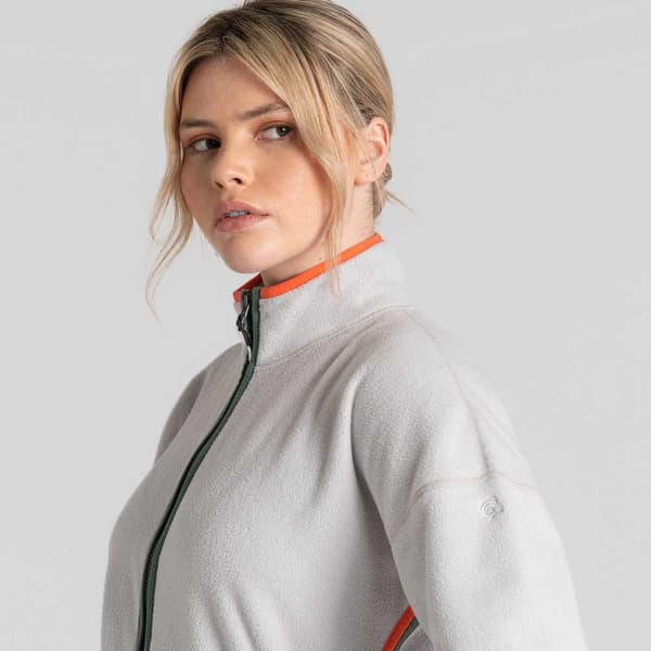 Craghoppers Fleece Med Fuld Lynlås Co2 Renu Grå 16 Kvinde