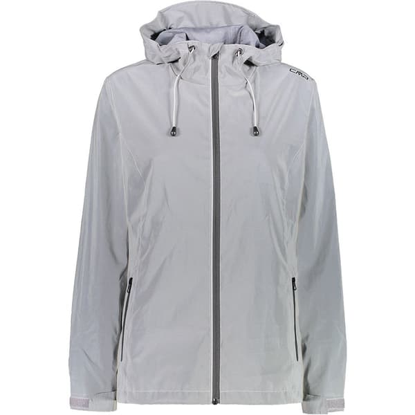 Cmp Jakke Fix Hood 32x5876 Grå 2XS Kvinde
