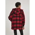 Miniatyrbillede 3 af 8: Urban Classics Ternet Parka Med Hætte Rød S Kvinde