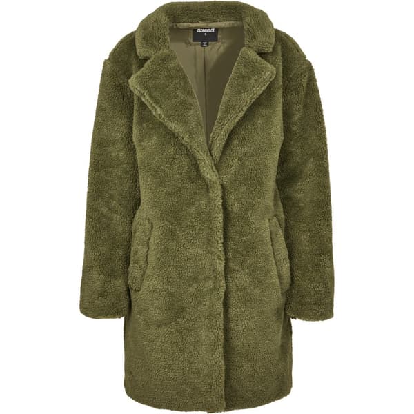 Urban Classics Overdimensioneret Parka Sherpa Grøn M Kvinde