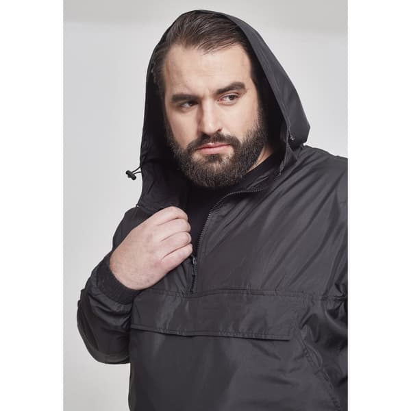 Urban Classics Parka Basic Pull Over Gt Sort 5XL Mand