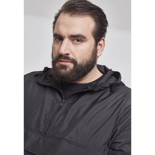 Urban Classics Parka Basic Pull Over Gt Sort 5XL Mand