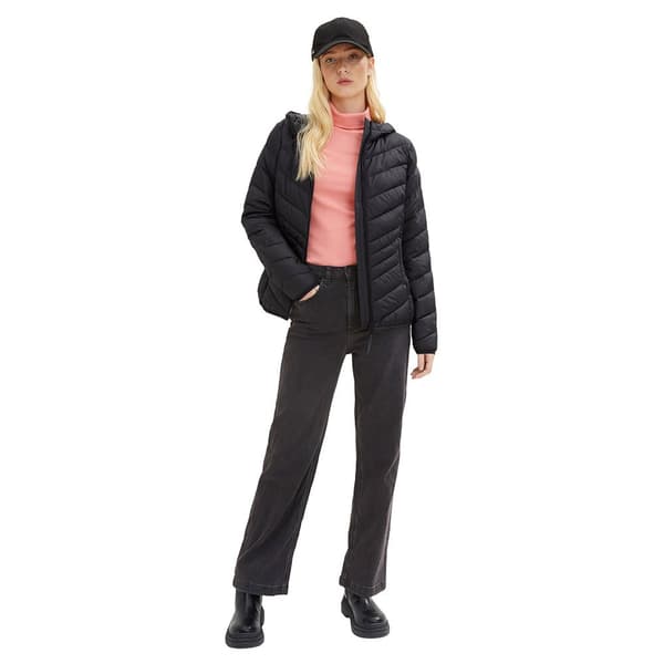 Tom Tailor Jakke Light Weight Puffer 1035807 Sort XS Kvinde