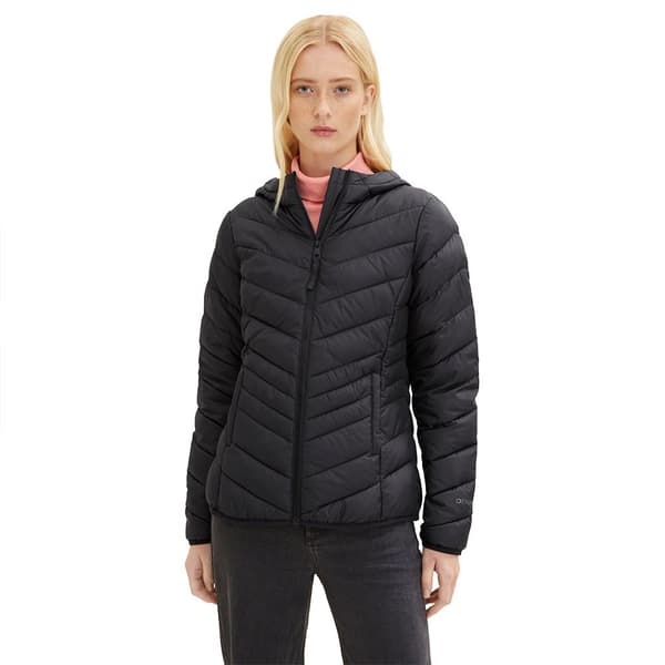 Tom Tailor Jakke Light Weight Puffer 1035807 Sort XS Kvinde