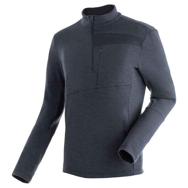 Maier Sports Halv Lynlås Fleece Midlayer Skutvik Hz M Grå XL Mand