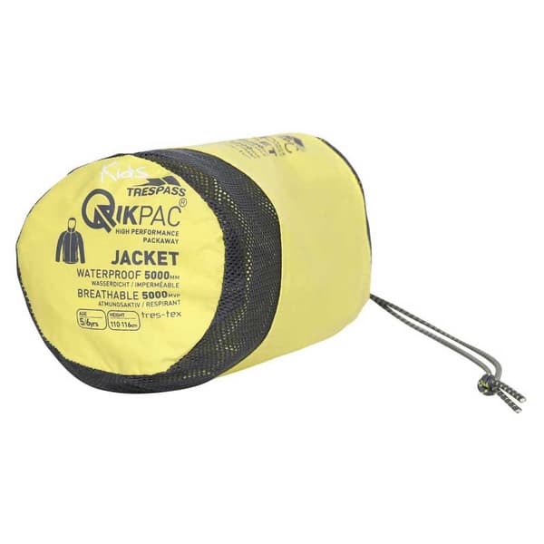 Trespass Takki Qikpac Keltainen 24 Months-3 Years Poika