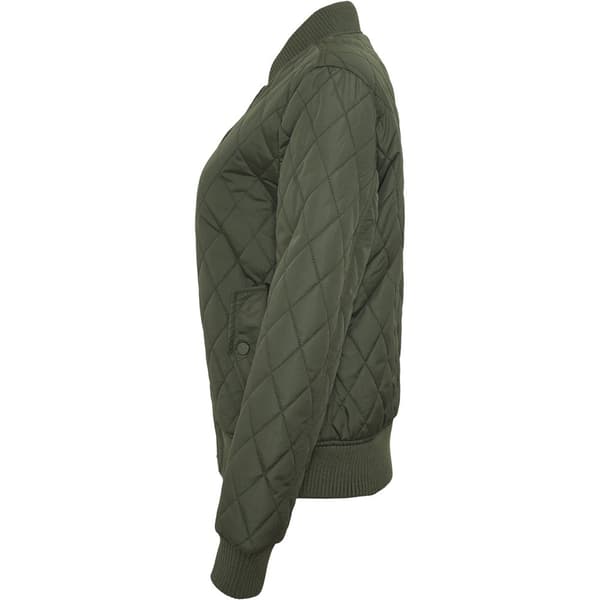 Urban Classics Diamond Nylon Parka Grøn XS Kvinde