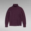 Miniatyrbillede 3 af 6: G-star Turtle Neck Sweater Essential Lilla S Mand