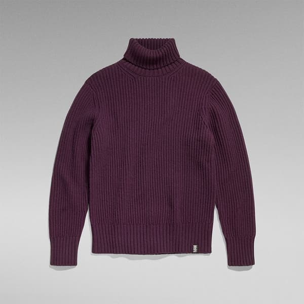 G-star Turtle Neck Sweater Essential Lilla S Mand