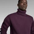 Miniatyrbillede 5 af 6: G-star Turtle Neck Sweater Essential Lilla S Mand