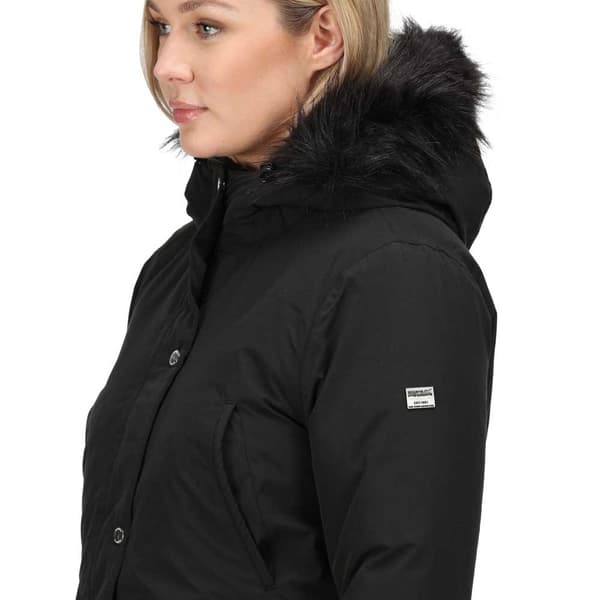 Regatta Jakke Voltera Parka Sort 10 Kvinde